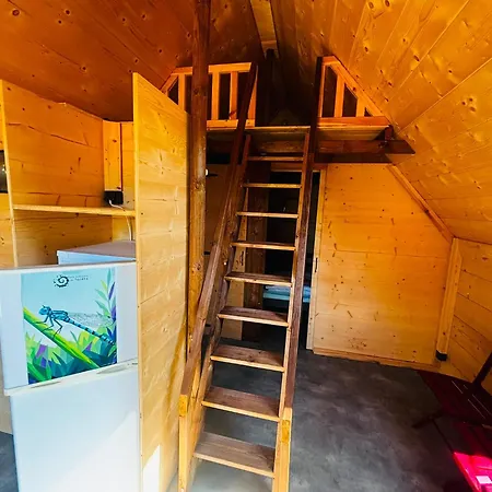 キャンプ場 Ecodomaine Chemins De Traverse *