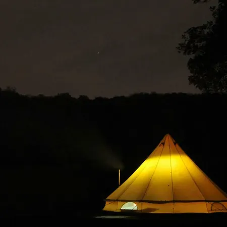 キャンプ場 Ecodomaine Chemins De Traverse *