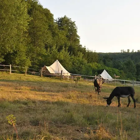 Ecodomaine Chemins De Traverse キャンプ場 *